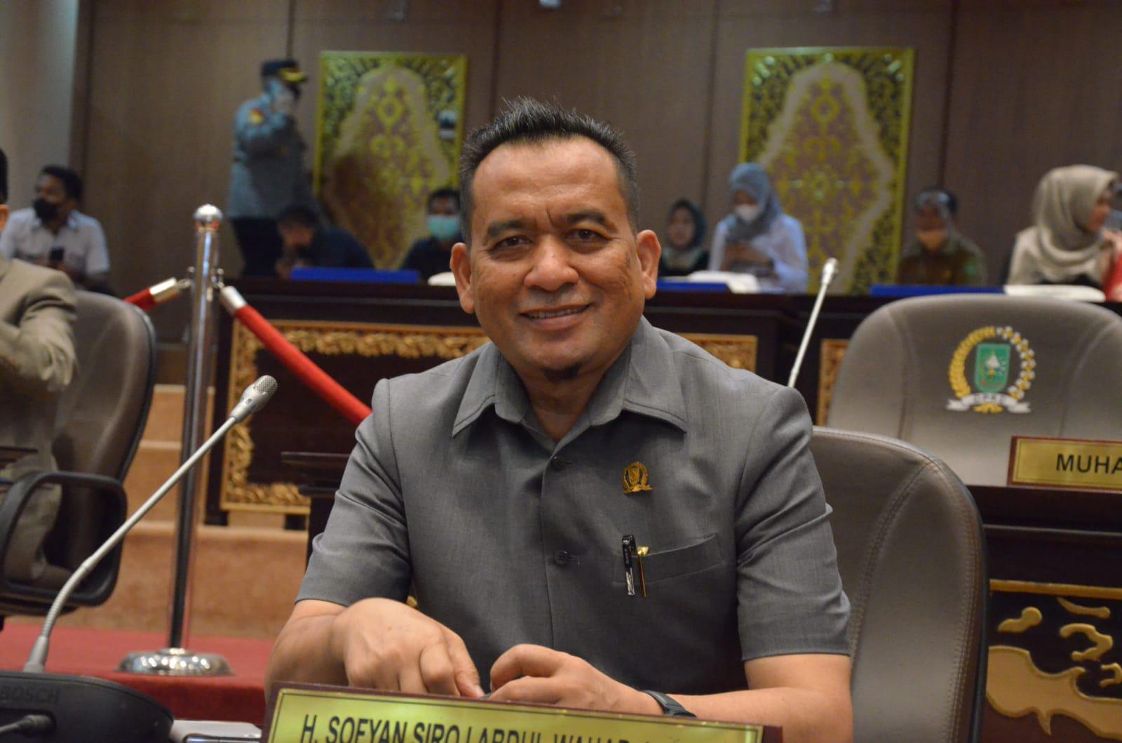 Penulis: H. Sofyan Siroj Abdul Wahab, LC, MM. Anggota DPRD Provinsi Riau.