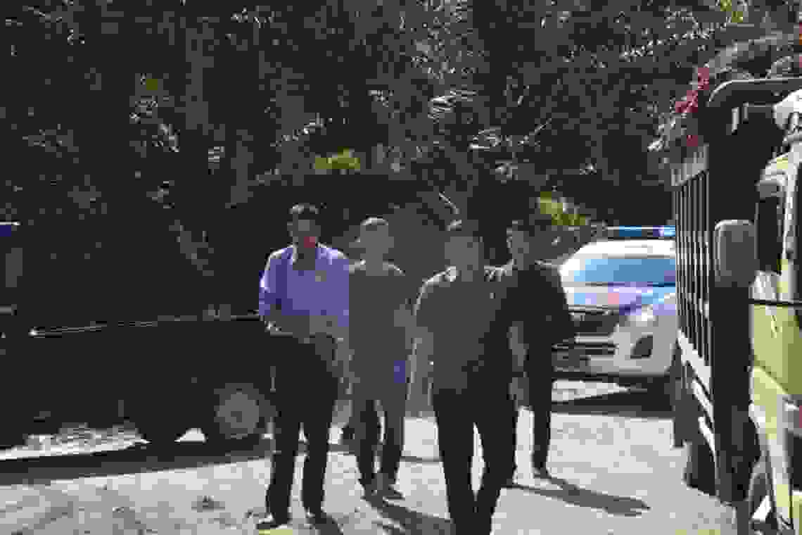 Ketua DPRD Kuansing Dr Asam SH MSi saat sidak di PT TAL Desa Serosa Kecamatan Hulu Kuantan Kuansing