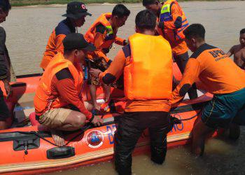 bocah tenggelam di sungai kuantan