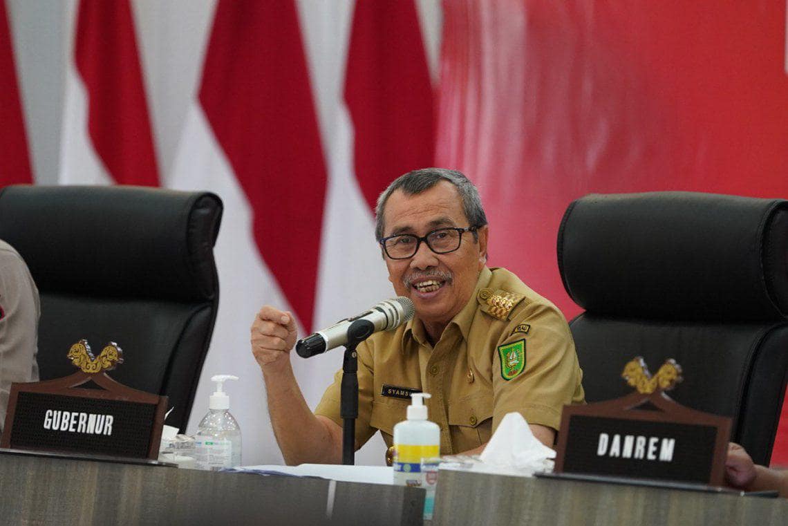 vaksinasi booster riau rendah, habis masa jabatan gubernur dan wakil gubernur riau