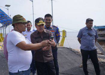 Pembangunan pelabuhan mengkapan