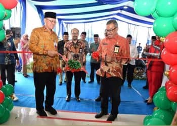 Grand launching Kantor BRK Syariah di Wilayah Batam di resmikan oleh Walikota Batam dan Dirut BRK Syariah (23/02/23)