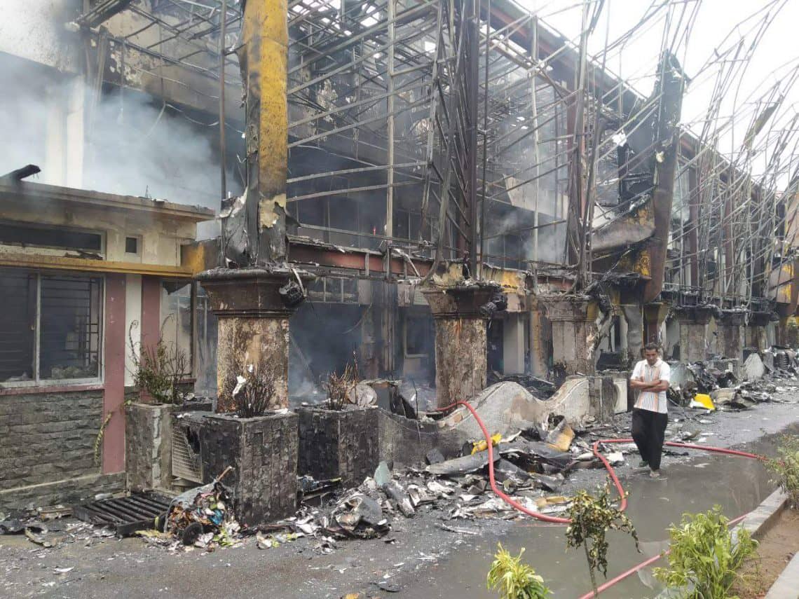 MPP terbakar