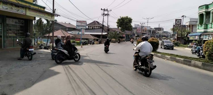 Jalan Lintas Ujungbatu Rohul, Sudah di Perbaiki