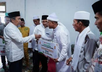 Gubri Kucurkan Bantuan Sebesar Rp50 Juta untuk Rumah Suluk di Rohil