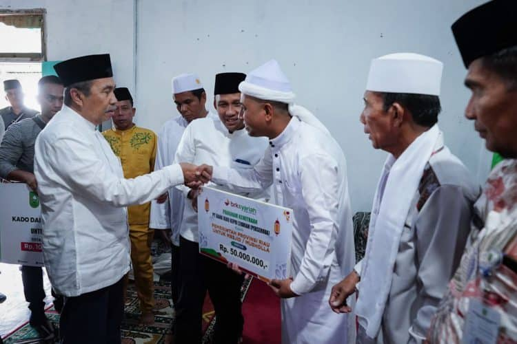 Gubri Kucurkan Bantuan Sebesar Rp50 Juta untuk Rumah Suluk di Rohil