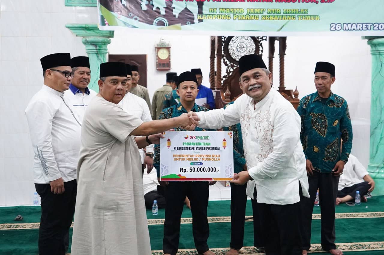 Begini Potret Safari Ramadhan Wagubri di Siak