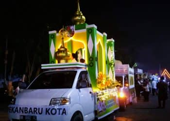 Pawai takbir Pekanbaru