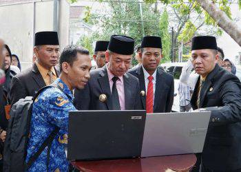 Bupati Rohil resmikan Pilot Zero Project Smartcity di Kota Bagan Siapi api (02/05/23)