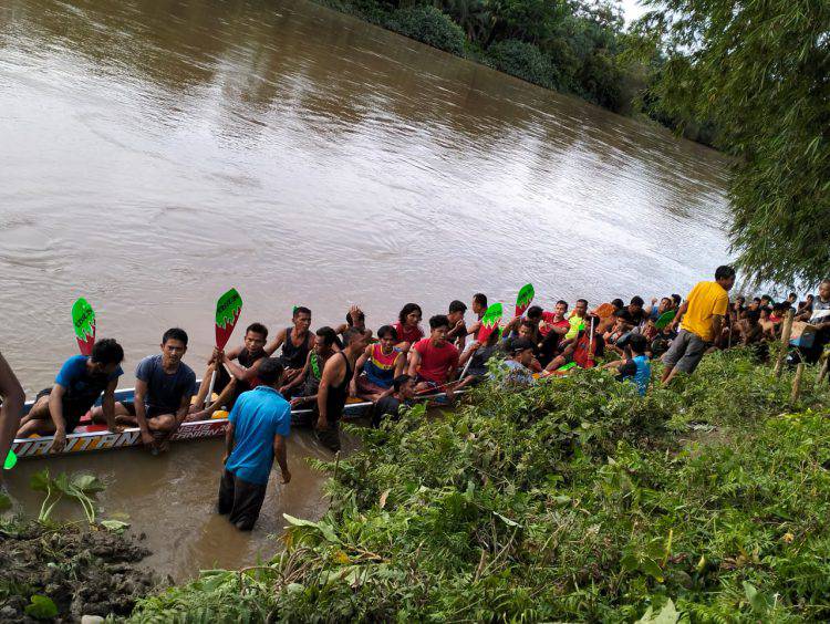 Latihan perdana Jalur Singa Kuantan desa Sungai Pinang kecamatan Hulu Kuantan