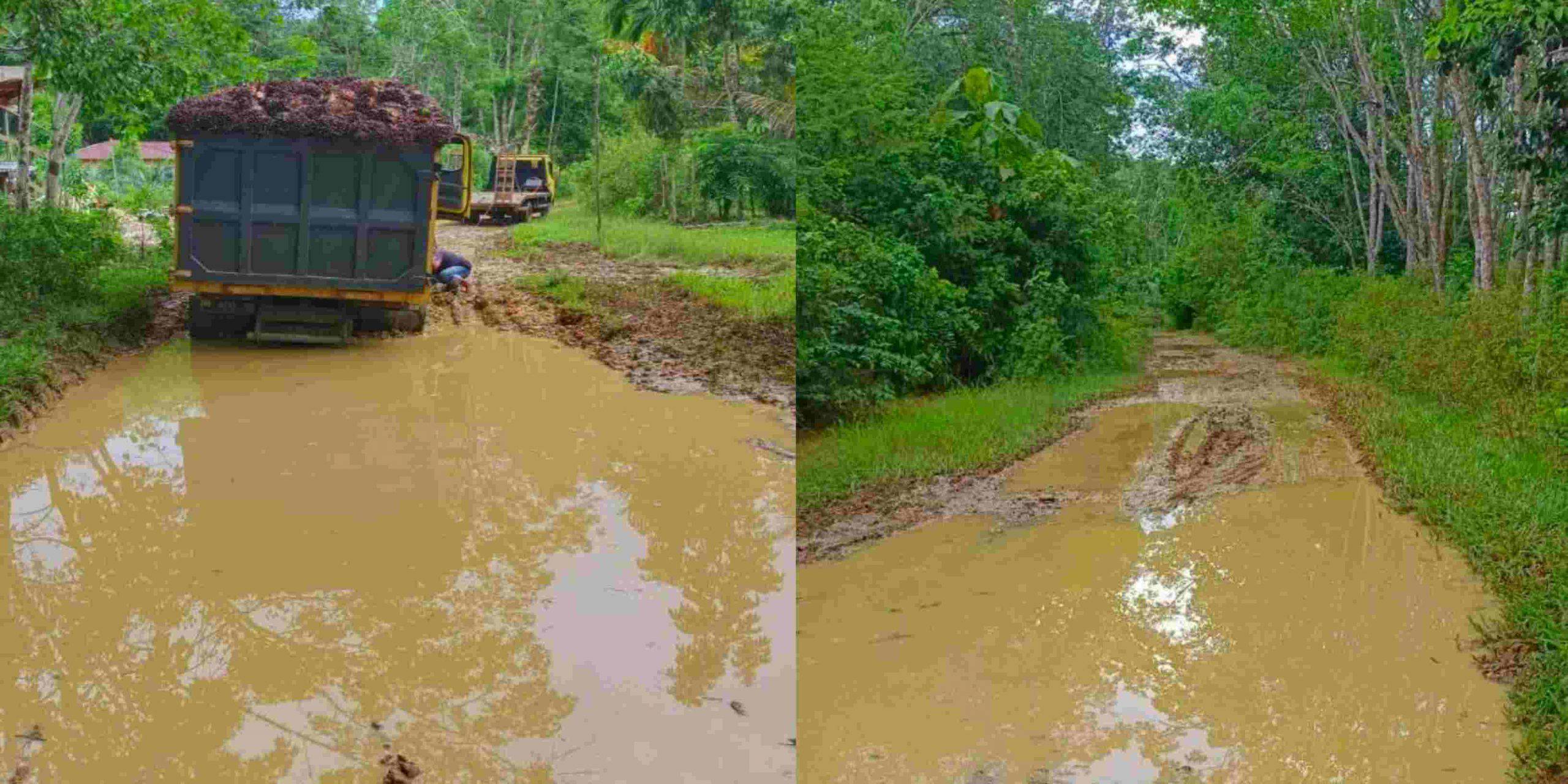 Jalan di kuansing rusak parah