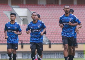 Latihan Perdana PSPS Riau Diikuti 18 Orang Pemain