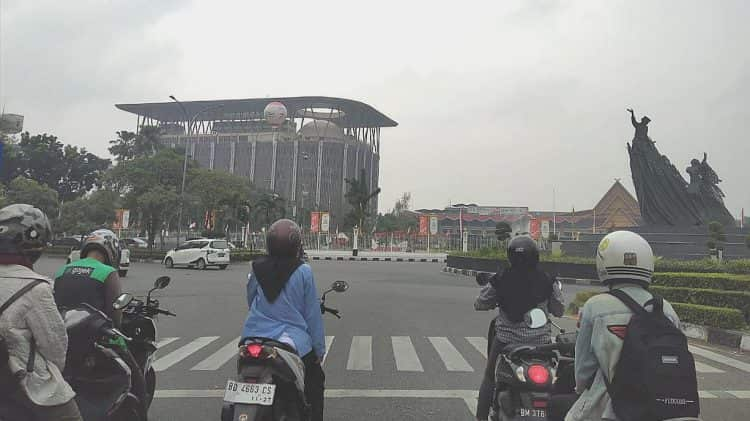 Pekanbaru berkabut