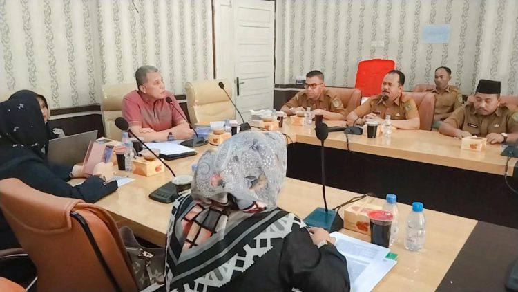 Bapemperda DPRD Rohil dan OPD Tindak lanjut Pembahasan Akhir Beberapa Ranperda