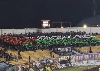 Curva Nord 1955 Pekanbaru Tunjukkan Aksi Solidaritas untuk Palestina