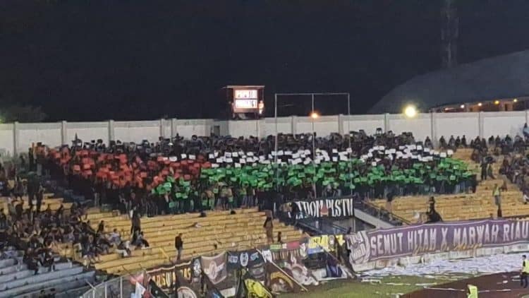 Curva Nord 1955 Pekanbaru Tunjukkan Aksi Solidaritas untuk Palestina