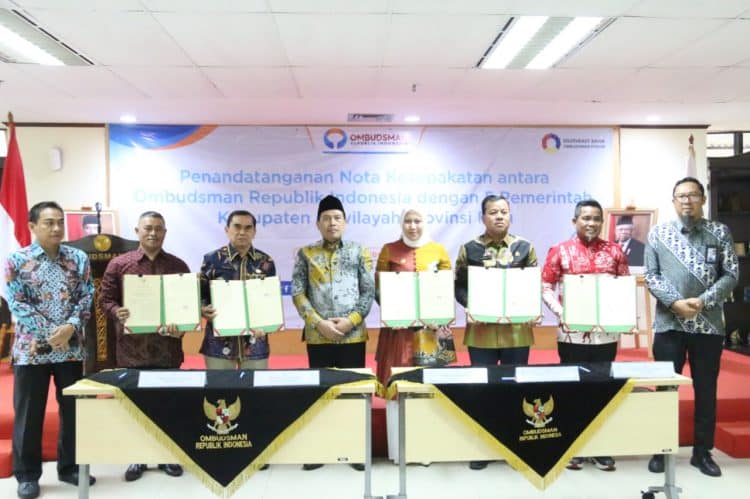 12 KabupatenKota di Riau Sudah Teken MoU dengan Ombudsman RI