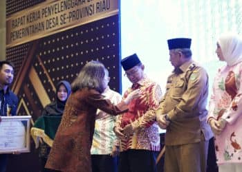 Bupati Inhil HM Wardan mendapatkan Apresiasi dan penghargaan berupa Lencana Bhakti Desa Pertama oleh Kementerian Desa, Pembangunan Daerah Tertinggal dan Transmigrasi Republik Indonesia.