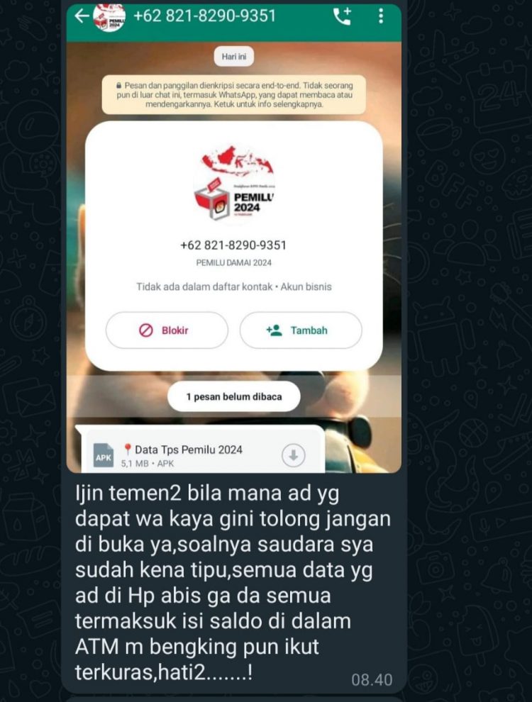 Hati-Hati, Marak Penipuan dengan Modus Unggah Data TPS Pemilu 2024