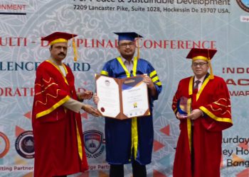 Penganugerahan gelar Profesor kepada Dr. Hardi Fardiansyah  SE, SH, S.I.P, MH, MA, M.Ec.Dev, dari The Thames International University France, bertempat di Bangkok, Thailand.