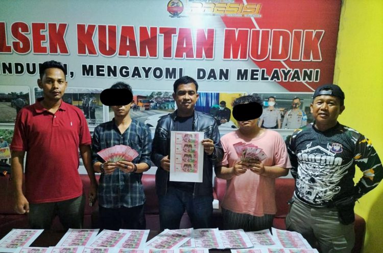 Beki Rokok dan Korek Pakai Uang Palsu, Dua Pemuda Diamankan Polisi