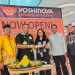 Launching Restoran Jepang YOSHINOYA ditandai potong tumpeng oleh Asisten II Pemko Pekanbaru, Ingot Hitasuhut, Kamis (7/3/24) di Mal SKA Pekanbaru