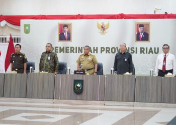 Gubri Hadiri Rapat Koordinasi Pengendalian Inflasi Bersama dengan Kemendagri