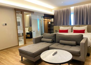 Tampilan baru tipe kamar Junior Suite Grand Zuri Hotel Pekanbaru.
