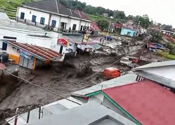 Banjir Lahar Dingin Gunung Marapi Sumbar “Kepung” Dua Nagari di Agam