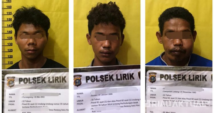 Tiga Pria Diduga Cabuli Anak Dibawah Umur