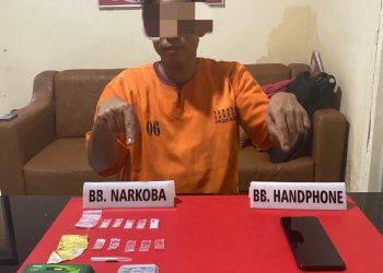 Satnarkoba Polres Kampar Ringkus Pengedar Sabu di Bangkinang Kota