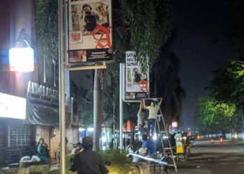 Satpol PP Diperintahkan Tebang Reklame Ilegal di Pekanbaru