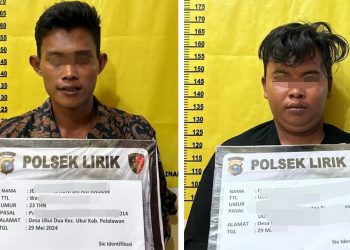 Polsek Lirik Tangkap Empat Pelaku Pencabulan Anak di Bawah Umur