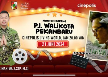 Pj Walikota Pekanbaru dan Forkopimda Gelar Nobar Film Lafran