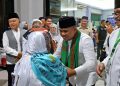 Bupati Pelalawan H. Zukri sambut kepulangan Jemaah Haji Kabupaten Pelalawan