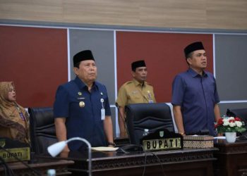 Rapat Paripurna bahas pertanggungjawaban APBD 2023. Foto Yahya/katakabar.com.