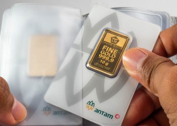 Harga 1 Gram Emas Antam Hari Ini Turun Hingga Rp12 Ribu