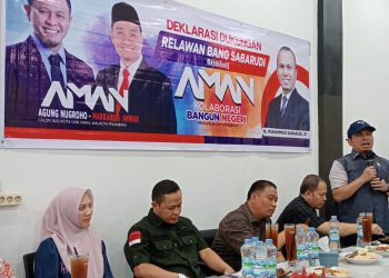 Siap Menangkan AMAn, Relawan Bang Sabarudi Diharapkan Tak Mudah Percaya Gosip yang Menjatuhkan