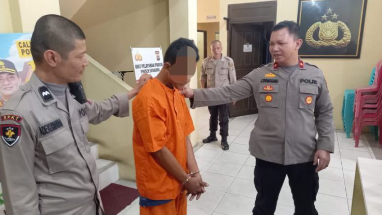 Maling Pagar Gereja Ditangkap Setelah Dua Jam Bersembunyi di Selokan