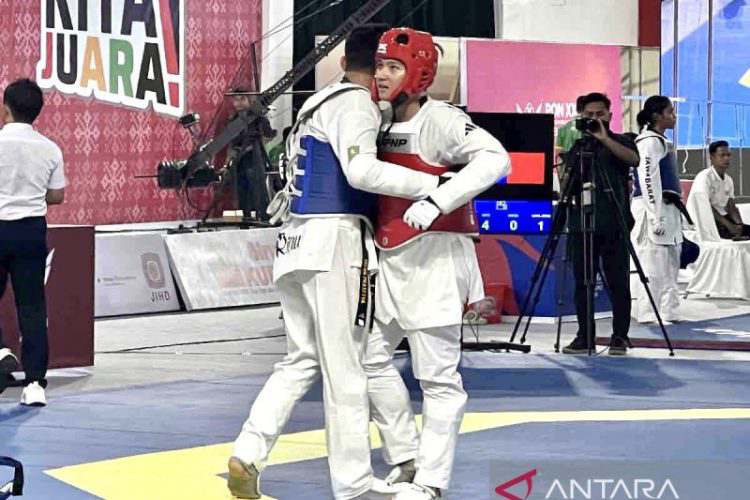 Atlet Taekwondo Bali Lolos ke Final PON XXI Setelah Kalahkan Atlet Riau