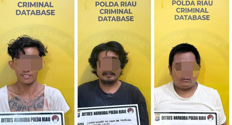 Polda Riau Gagalkan Jaringan Narkoba dari Lapas, 5 kg Sabu dan 1.870 Butir Pil Ekstasi Disita