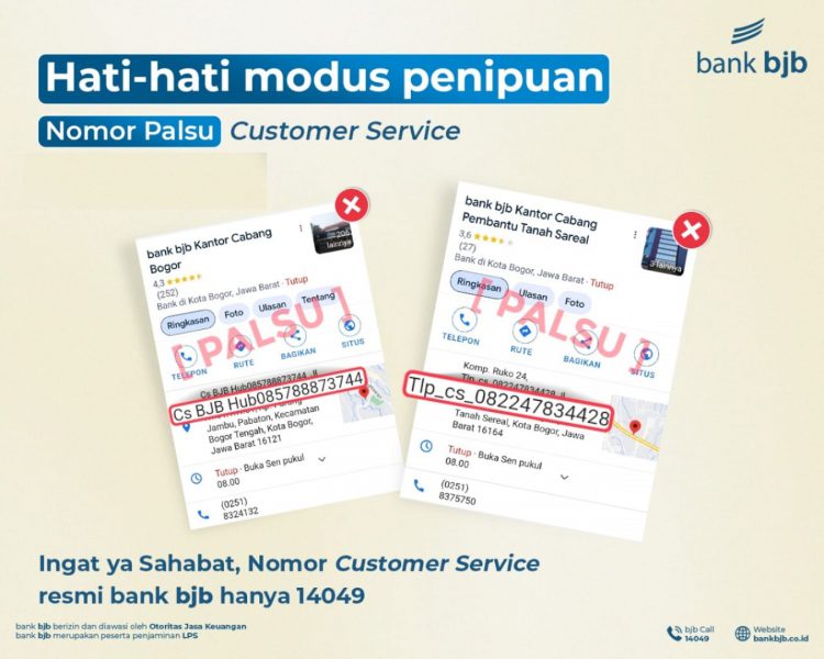 bank bjb Imbau Nasabah Untuk Waspadai Berbagai Modus Penipuan