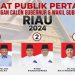 Debat Publik Perdana Cagub-Cawagub Riau Akan Digelar, KPU: Dibatasi Hanya 75 Pendukung per Paslon