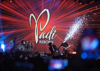 Konser Padi Reborn di Kenduri Riau 2024, di Bandar Seni Raja Ali Haji, Purna MTQ Pekanbaru, Minggu (20/10/2024).