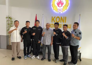 Persiapan Olimpiade dan Sea Games, KONI Riau Lepas Atlet Senam Riau Menuju Pelatnas