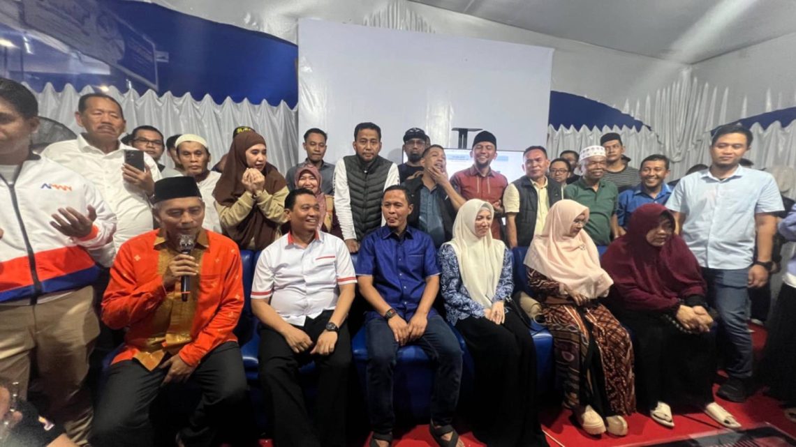 Agung-Markarius Deklarasikan Kemenangan Pilkada Pekanbaru
