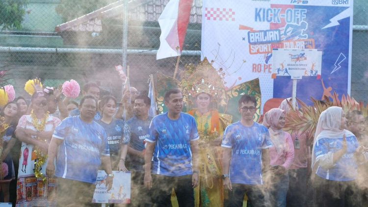 Sambut HUT Ke-129, BRI RO Pekanbaru Gelar Kick Off Sportacular 2024