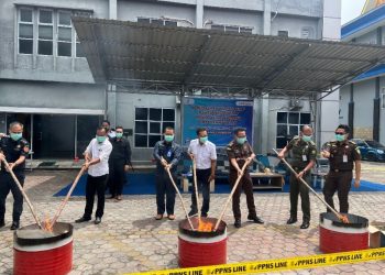 BBPOM Pekanbaru Musnahkan Produk Ilegal Senilai Rp 2,9 Miliar