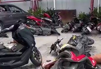 Bentrok Dua Kelompok di Car Wash Jalan Nangka, Kendaraan Rusak