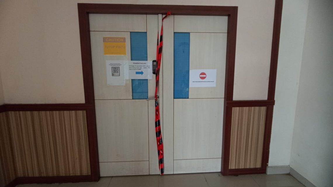 KPK Segel Ruangan di Kantor BPKAD Pekanbaru